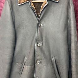 Men’s Shearling Coat. Luxury. Original. XL. Brand Robert Talbott. $380