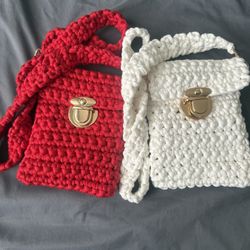Handmade Crochet Crossbody Bag