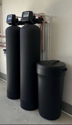 New Dual Tank Whole House Water Softener - Lifetime Warranty + Professional Install