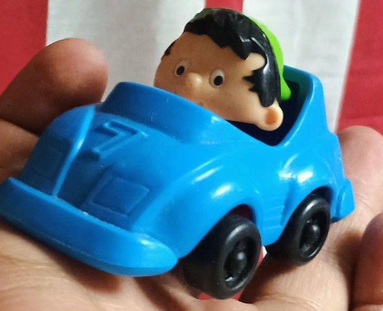 1993 Bobby's World Blue Car McDonalds Happy Meal Toy