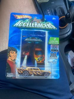 Hot Wheels Accelerator Racers With Three Collectible Game Cards Jackhammer SEALED