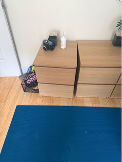 Set of 3 Storklinta IKEA nightstands