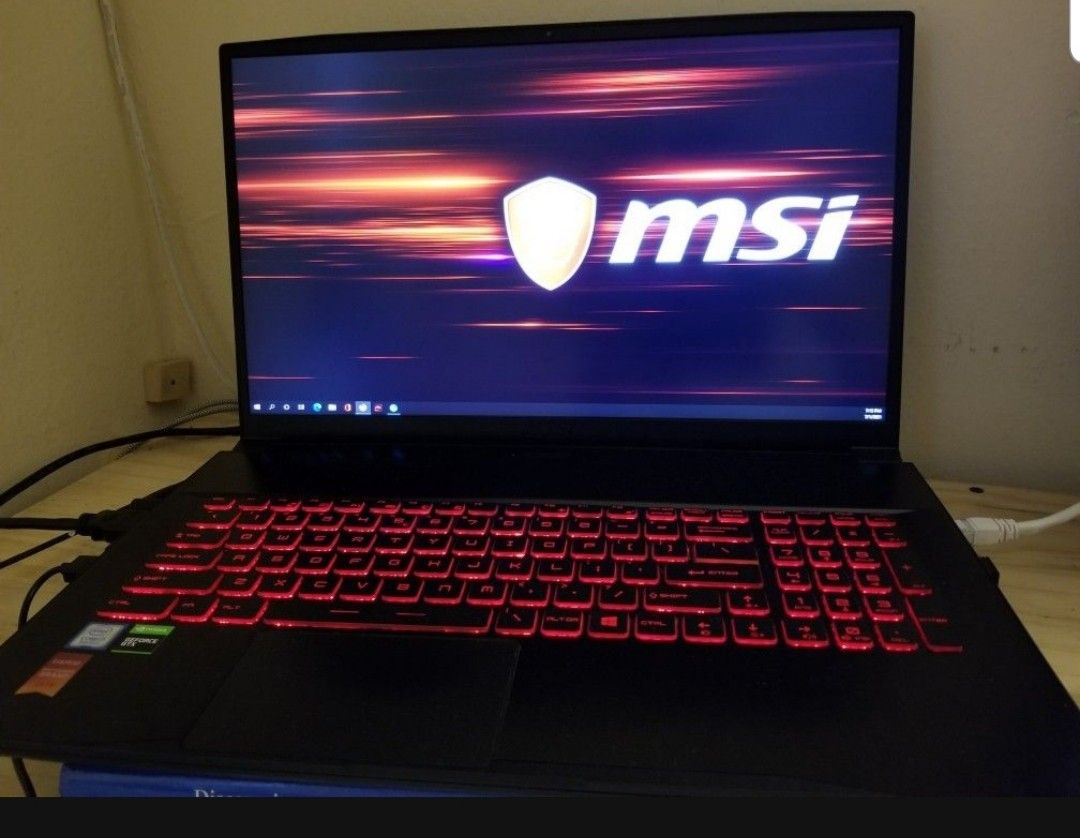 MSI 17.3" Intel i7 Core, Gtx 1650 Gaming Laptop, Not Working