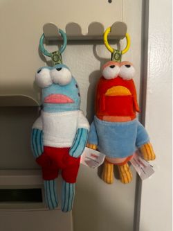 SpongeBob POP mart Fish Keychains