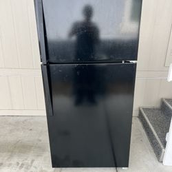 Black Whirlpool Refrigerator 