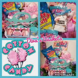 CUTE Cotton Candy Theme Easter Basket