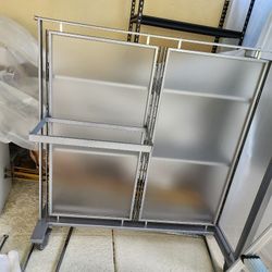 Large Comercial Grade Store Display And Clothing Rack On Wheels