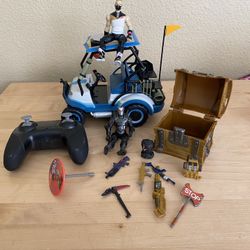 Fortnite Remote Control Car With Doll And Treasure Chest