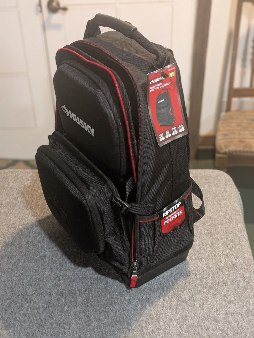 Husky Heavy Duty Tool Bag/ Backpack