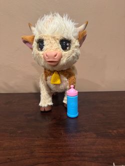 FurReal Friends Baby Cow Interactive Plush Toy