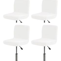 Velvet Bar Stools Cover with Back