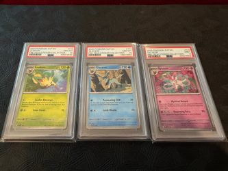 Leafeon Glaceon Sylveon Eeveelutions SVP 170 171 172 Sequential PSA 10 & 9 Promos with 3 swirls
