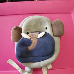 Toddler's elephant back pack