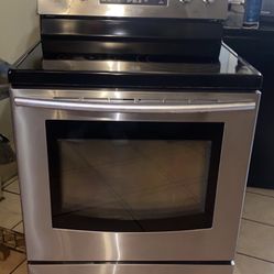 Samsung Glass Top Stove With Self Cleaning Convection Oven 