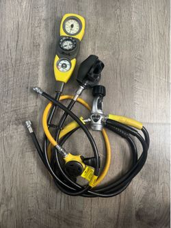 Scuba diving aqua lung