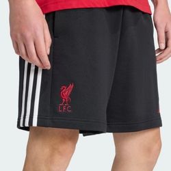 adidas Soccer Liverpool FC 25/26 DNA Shorts Black Men's Size Large JW7888 EFL PL