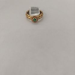 18kyg Tsavorite Ring 