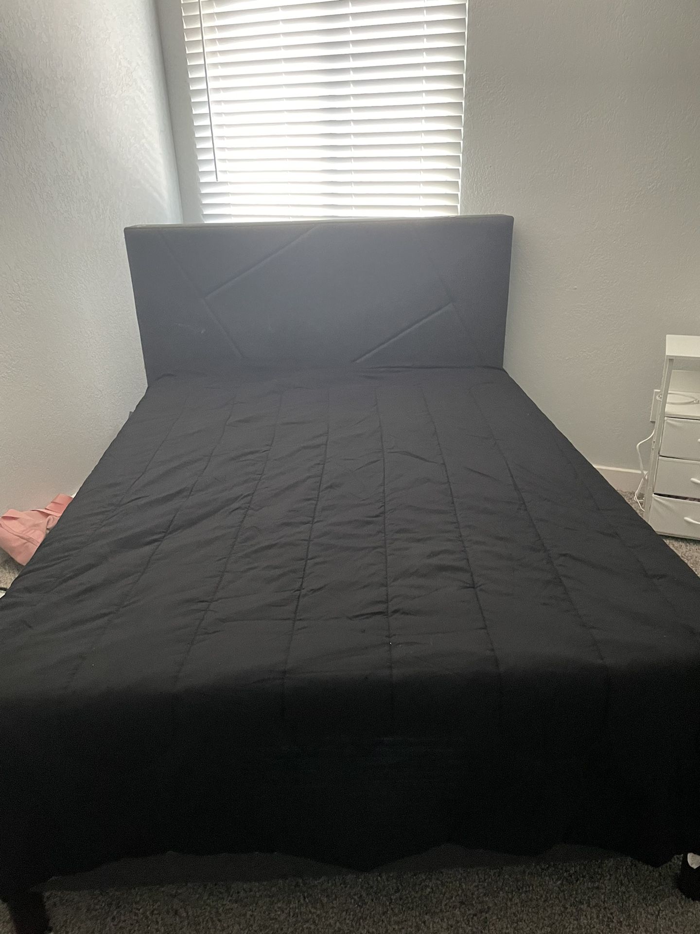 Full Size Bed Frame + Mattress 