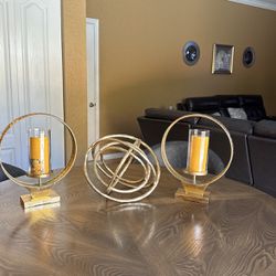 Candle Holders Table Decor 
