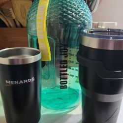 Water Bottle And Mugs