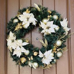 Big Beautiful Holiday Wreath 28 Inch Diameter