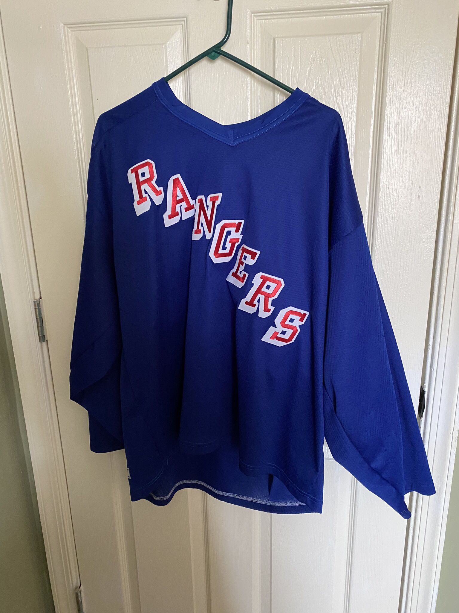 Authentic CCM Mens Hockey XL New York Rangers Hockey Jersey