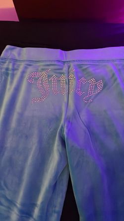 blue flared juicy sweats juicy couture