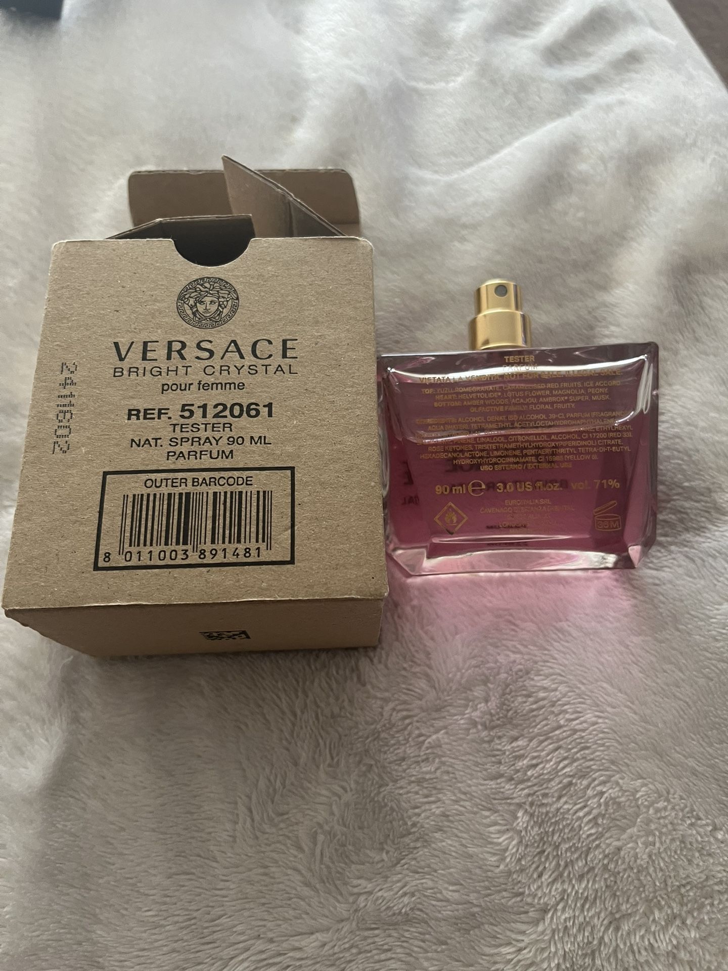 New Versace Crystal Bright Parfum