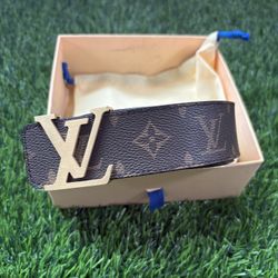 Louis Vuitton Brown Pattern Belt