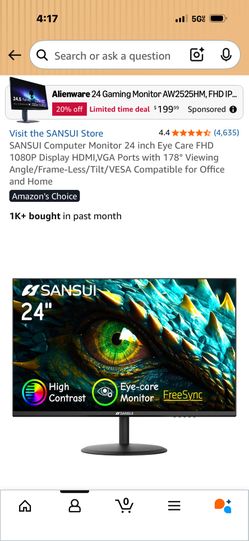 24 Inch Monitor New