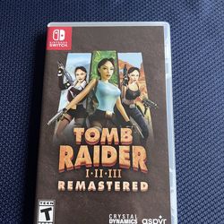 Tomb Raider 1-3 remastered for switch