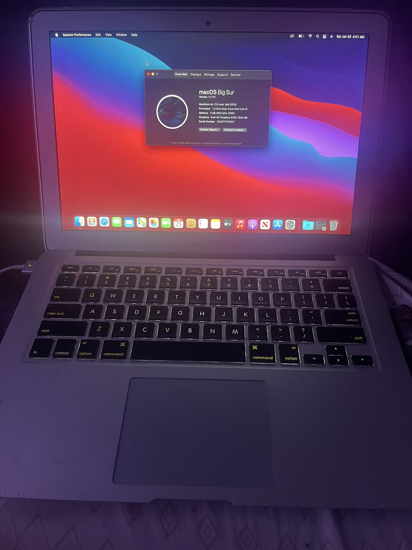 2013 MacBook Air $100