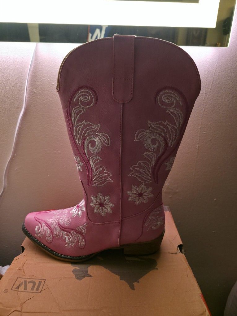 Pink Boots