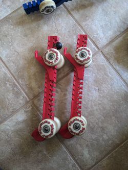 Used Rollergard Skate Guards - Red
