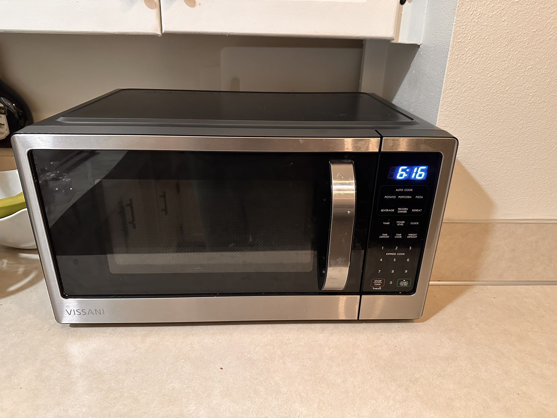 Vissani Stainless Steel Microwave
