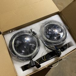 Xprite 7” LED Halo headlights Jeep