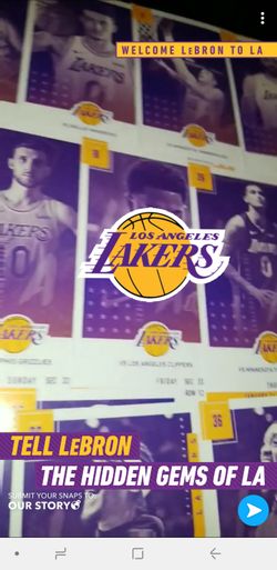 Laker Tickets (Updated) 10/30/19