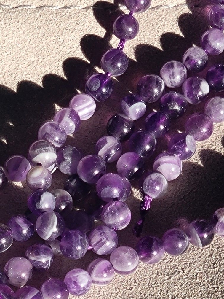 20pcs Natural Amethyst Crystal Beads 4mm