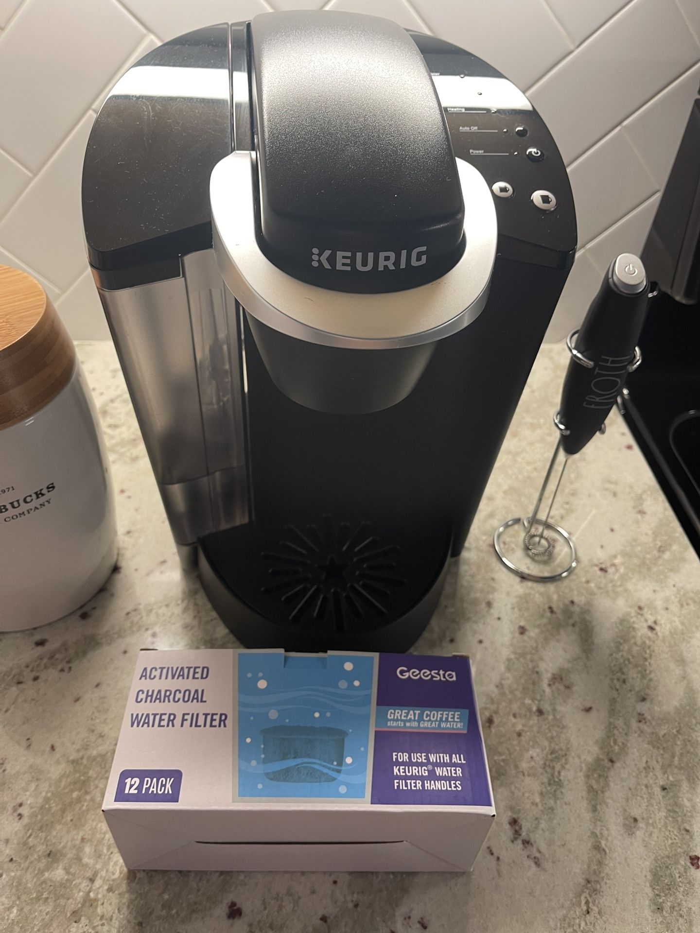 Keurig Coffee Maker (Charcoal Filters Included)