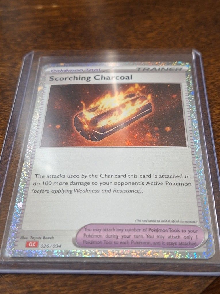 scorching charcoal pokemon card Scorching Charcoal CLC 026/034  PokeChalet
