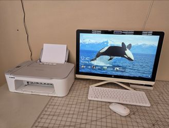 Computer all in one with printer