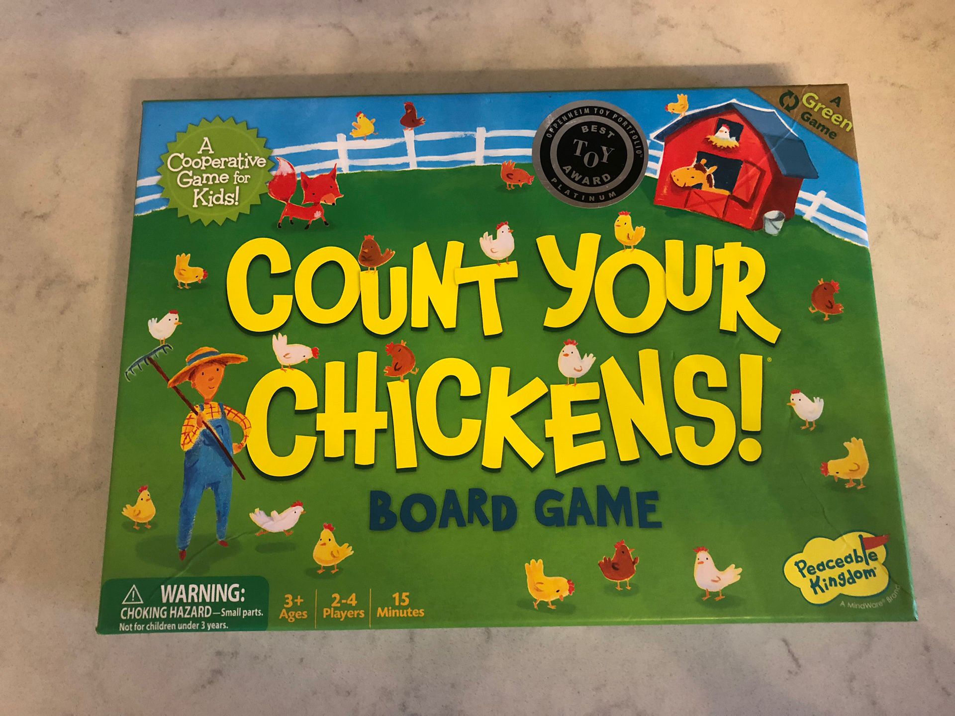 Count Your Chickens Board Game Ages 3+