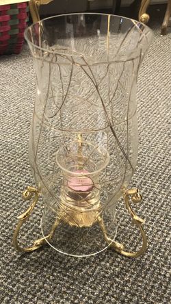 Beautiful Glass candle centerpiece