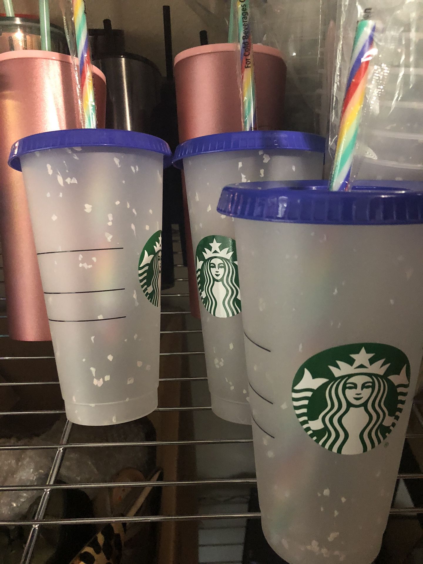 Starbucks Confetti Cups