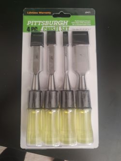 Four piece chisel set - new