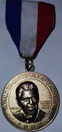 Ronald Reagan Republican gold Medal 2004