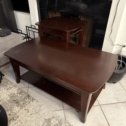 Coffee Table And Side Table 