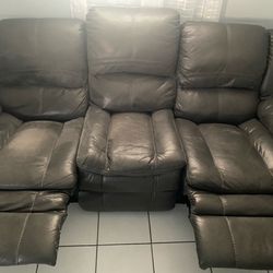 Recliner Couch 3 Seats 