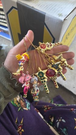 Sailor moon keychains