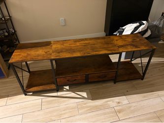 TV Stand Rustic Wood